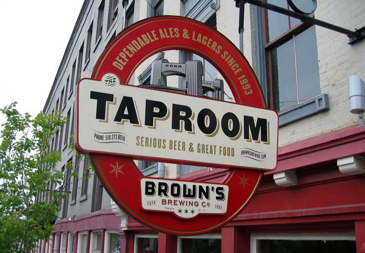TaproomHallSign